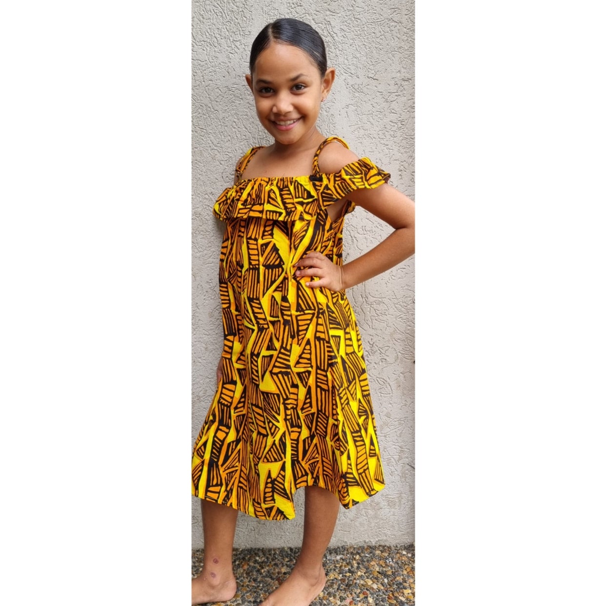 Girls Pacific Culture Dress | Bamaga Dreamtime Store